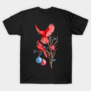 Two Red Birds T-Shirt